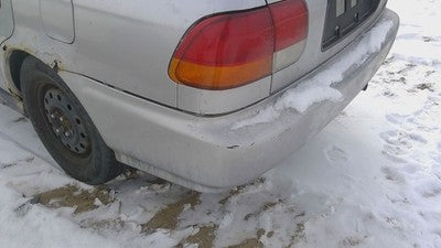 1996-2000 Honda Civic Rear Bumper Cover Assembly Oem Back Silver 4802138