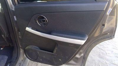 06-08 Torrent Passenger Right Rear Inside Door Trim Panel Only Back Black 19C