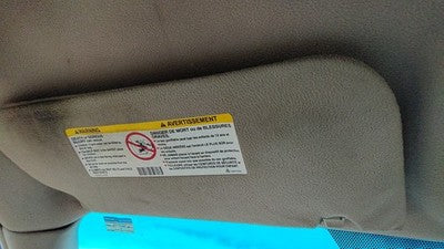 2000-2005 Cadillac Deville Dts Driver Left Sun Visor Oem Cashmere 54U 88954974