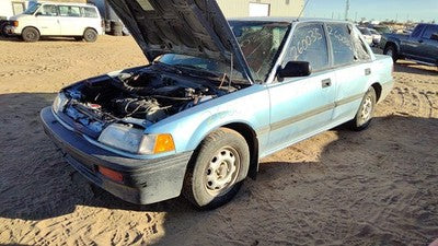 1988-1991 Honda Civic Passenger Right Rear Window Regulator Manual Oem Sedan