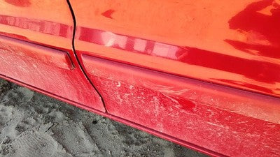 95-05 Chevy Cavalier Driver Left Rear Moulding From Door Back Trim Strip Red 74U
