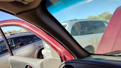 02 Trail Blazer Driver Left A Pillar Trim Windshield Post Panel Dark Pewter 922