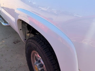 05 Chevy Silverado 2500 Driver Left Rear Wheel Flare Moulding Oem Back White 50U