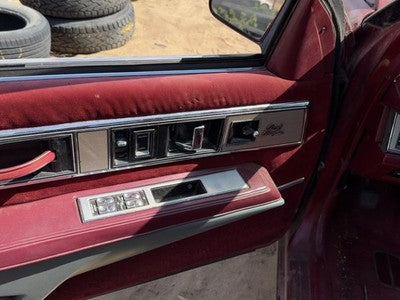 1988 Olds 88 Driver Left Front Door Trim Panel With Master Switch