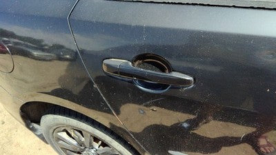 2004-2009 Mazda 3 Passenger Right Rear Outside Door Handle Oem Back Black 16W
