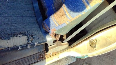 1993 Gmc Sierra 2500 Driver Left Front Seat Belt Retractor Oem Shoulder Blue