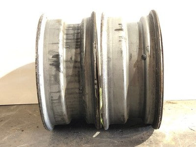 91-92 Rodeo Set Of 4 15 Steel Wheels With Trim Rings & Hub Caps Wheel Cover