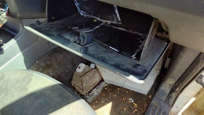 2001-2002 Ford Explorer Glove Box Assembly Complete Door With Latch Oem Gray Rt