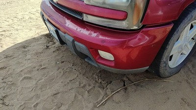2002-2008 Chevy Trail Blazer Front Bumper Cover Assembly Oem Majestic Red 86U