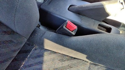 1998 Honda Civic Passenger Right Front Seat Belt Buckle Receiver Oem Coupe Gray