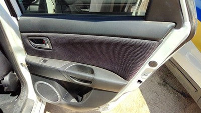 07-09 3 Passenger Right Rear Inside Door Trim Panel With Switches Back Black Br6