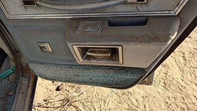 Chevy Caprice Driver Left Rear Inside Door Trim Panel Only Oem Back Gray