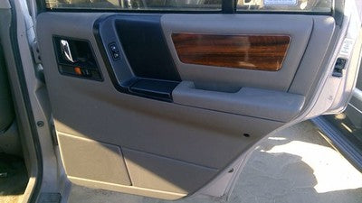 1994 Jeep Grand Cherokee Passenger Right Rear Inside Door Trim Panel Back Brown