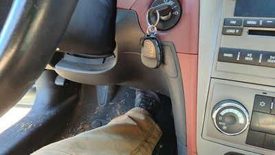 2008 New Style Malibu Lower Dash Under Column Knee Bolster Trim Panel Ebony 242