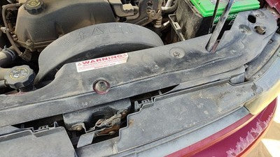 02-09 Chevy Trail Blazer Top Plastic Cover Above Radiator Support Upper Shield