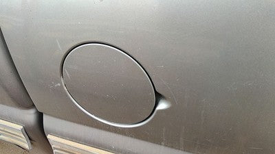 99-07 Silverado 2500 Fuel Tank Door With Hinge Gas Lid Oem Filler Pewter 11U
