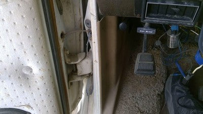1979 Ford Van E250 Driver Left Lower Kick Trim Panel Oem Brown