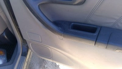 01-02 Subaru Forester Passenger Right Rear Inside Door Trim Panel Only Back Gray
