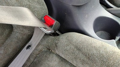 2001-03 Hyundai Elantra Passenger Right Front Seat Belt Buckle Receiver Oem Gray