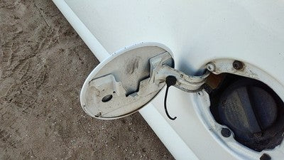 2000-02 Savana Van 2500 Fuel Tank Door With Hinge Gas Lid Oem Filler White 50U