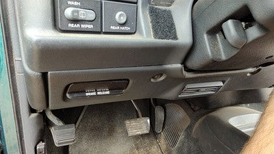 1995-1997 S10 Blazer Lower Dash Under Column Knee Bolster Trim Panel Oem Gray