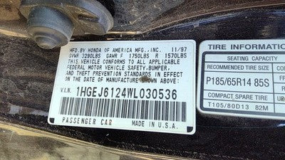 1996-2000 Honda Civic Complete Fuel Pump With Sending Unit Gas Level Coupe 1.6L
