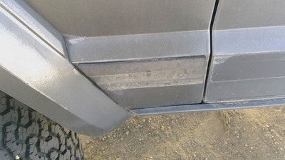 1985 Jeep Cherokee Driver Left Moulding From Fender Oem Trim Strip Gray