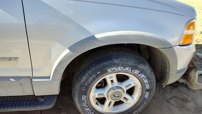2002 Ford Explorer Passenger Right Front Wheel Flare Moulding Fender Silver Ts