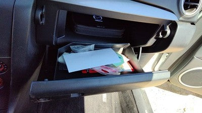 2007-2009 Mazda 3 Glove Box Assembly Complete Door With Latch Oem Black Br6