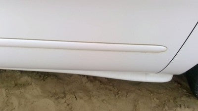 1998 Mercury Sable Passenger Right Front Moulding From Door Trim Strip White Wt