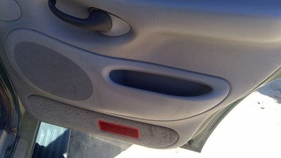 97-99 Expedition Passenger Right Rear Inside Door Trim Panel Only Back Gray F2