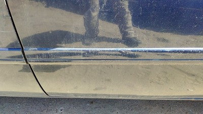 Chrysler Town & Country Driver Rear Moulding From Door Back Trim Strip Blue Pb8