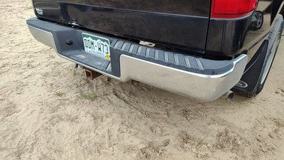 2006-2008 Ford F150 Chrome Rear Bumper With Mount Brackets Oem 4L3Z17906Ma