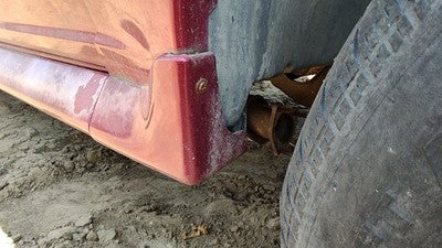 1994 Ford Explorer Passenger Right Moulding From Fender Oem Trim Strip Red