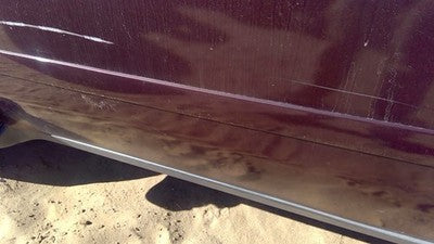 2006-2009 Trail Blazer Driver Left Front Moulding From Door Trim Strip Red 49U