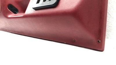 1989 Ford F150 Driver Left Front Door Trim Panel Red Oem