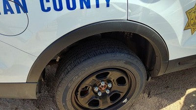 2017 Explorer Police Interceptor Passenger Right Rear Wheel Flare Moulding Back