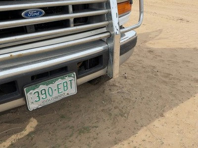 1993-1997 Ford F250 Front Bumper With Brackets Assembly Oem Ftf250