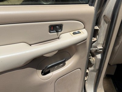 2001 Chevy Suburban Driver Left Rear Door Trim Panel With Switches Back Tan 52I