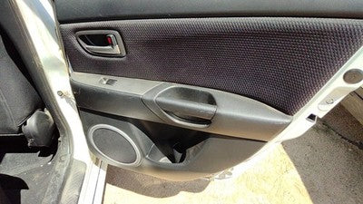 07-09 3 Passenger Right Rear Inside Door Trim Panel With Switches Back Black Br6