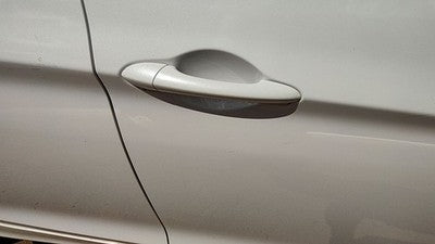 11-14 Sonata Passenger Right Front Outside Door Handle Shimmering White Mica Wj