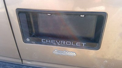 1995 Chevy Astro License Plate Trim Surround Panel Oem Tail Trunk Finish