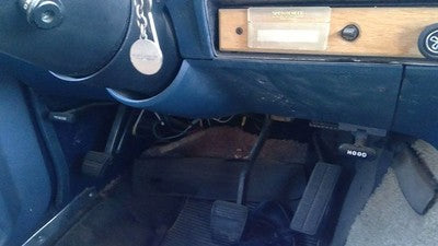 1989 Chevy G20 Van Lower Dash Under Column Knee Bolster Trim Panel Oem Blue