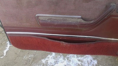 1985 Jeep Cherokee Driver Left Front Inside Door Trim Panel Only Oem 2 Dr Red