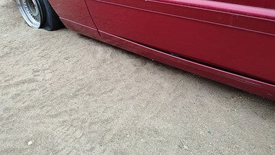 95-02 Eldorado Passenger Right Lower Rocker Panel Moulding Side Crimson Red 86U