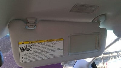 2010-2012 Lexus Hs250h Hybrid Passenger Right Sun Visor Oem 7431075010a0