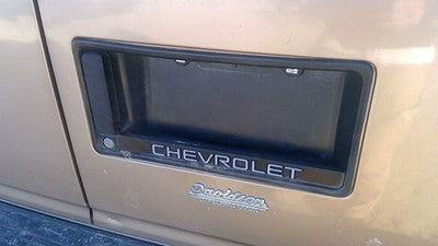 1995 Chevy Astro License Plate Trim Surround Panel Oem Tail Trunk Finish