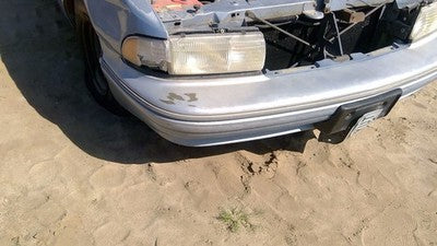 1991-1996 Chevy Caprice Front Bumper Cover Assembly Oem Blue Torn 10214403