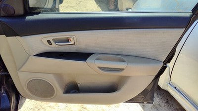 07-09 3 Passenger Right Front Inside Door Trim Panel With Switches Beige Br7