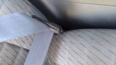 1993 Ford Explorer Passenger Right Front Seat Belt Buckle Receiver Oem Gray